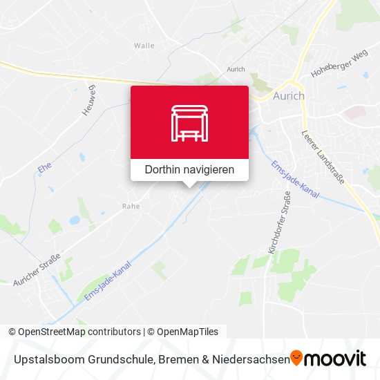 Upstalsboom Grundschule Karte
