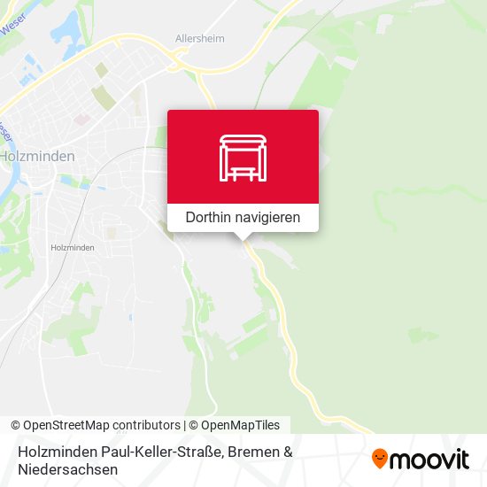 Holzminden Paul-Keller-Straße Karte