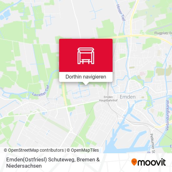 Emden(Ostfriesl) Schuteweg Karte