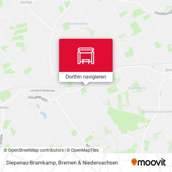 Diepenau-Bramkamp Karte