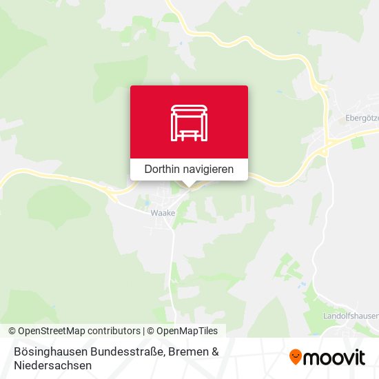 Bösinghausen Bundesstraße Karte