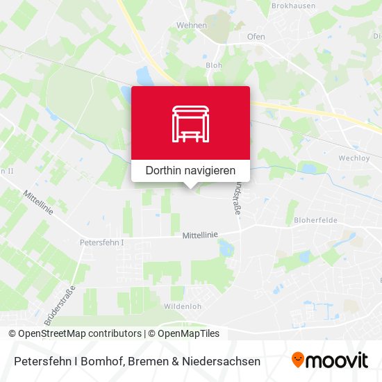 Petersfehn I Bomhof Karte
