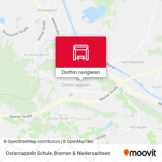 Ostercappeln Schule Karte