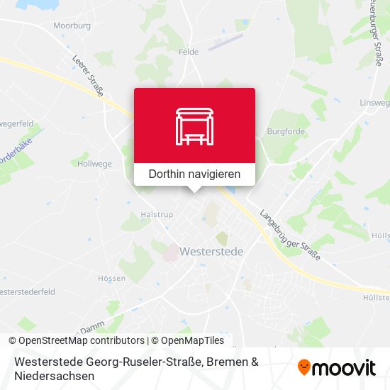 Westerstede Georg-Ruseler-Straße Karte
