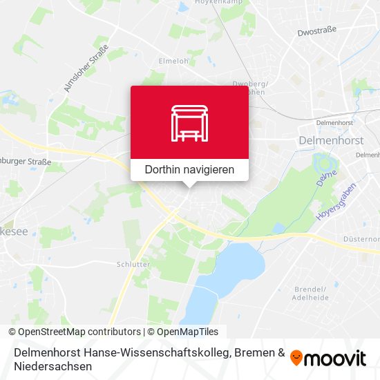 Delmenhorst Hanse-Wissenschaftskolleg Karte