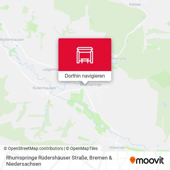 Rhumspringe Rüdershäuser Straße Karte