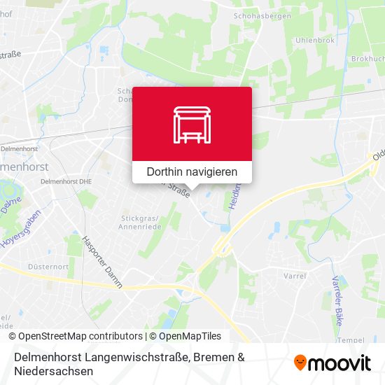 Delmenhorst Langenwischstraße Karte