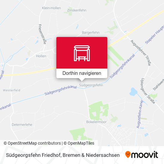 Südgeorgsfehn Friedhof Karte