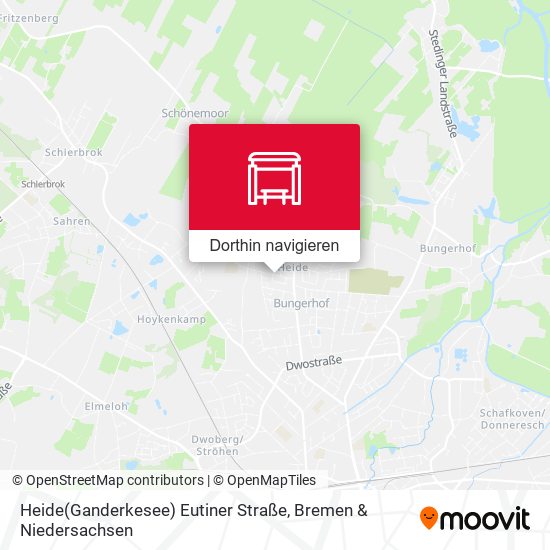 Heide(Ganderkesee) Eutiner Straße Karte