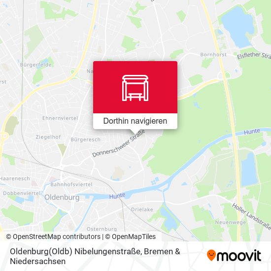 Oldenburg(Oldb) Nibelungenstraße Karte