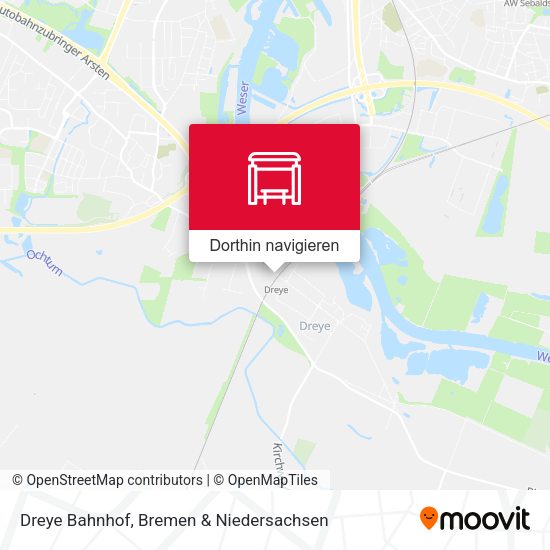 Dreye Bahnhof Karte