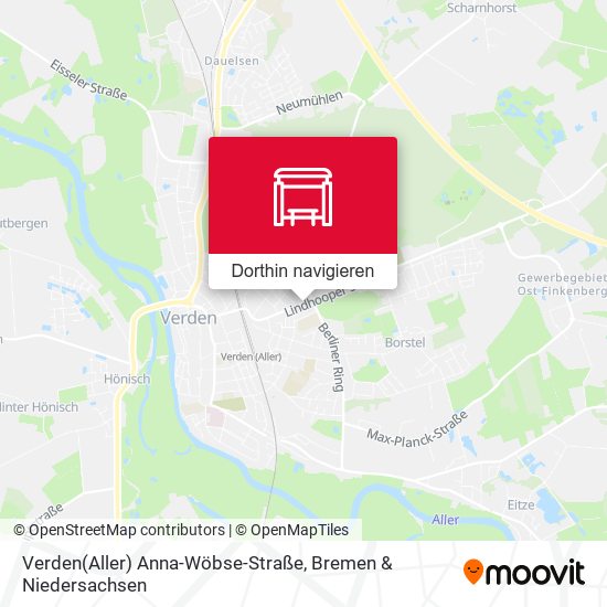 Verden(Aller) Anna-Wöbse-Straße Karte