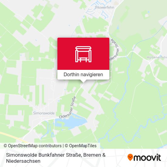 Simonswolde Bunkfahner Straße Karte