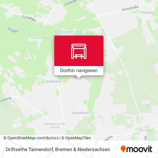 Driftsethe Tannendorf Karte