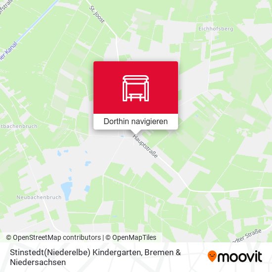Stinstedt(Niederelbe) Kindergarten Karte