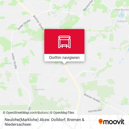 Neulohe(Marklohe) Abzw. Dolldorf Karte