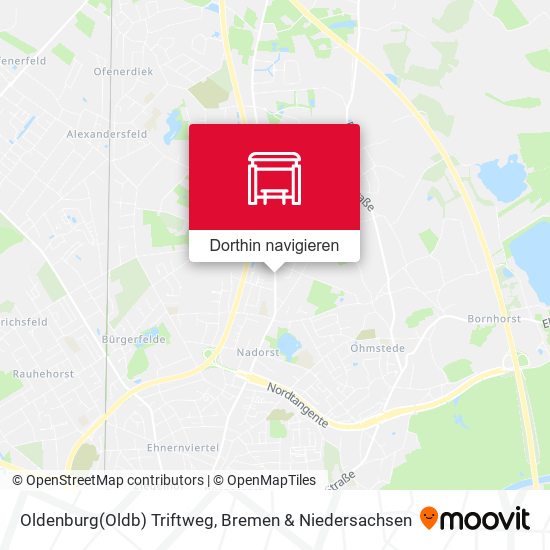 Oldenburg(Oldb) Triftweg Karte