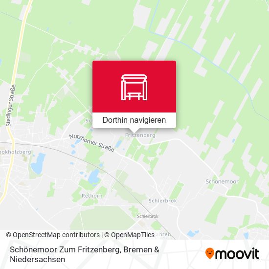 Schönemoor Zum Fritzenberg Karte