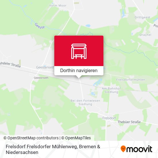 Frelsdorf Frelsdorfer Mühlenweg Karte