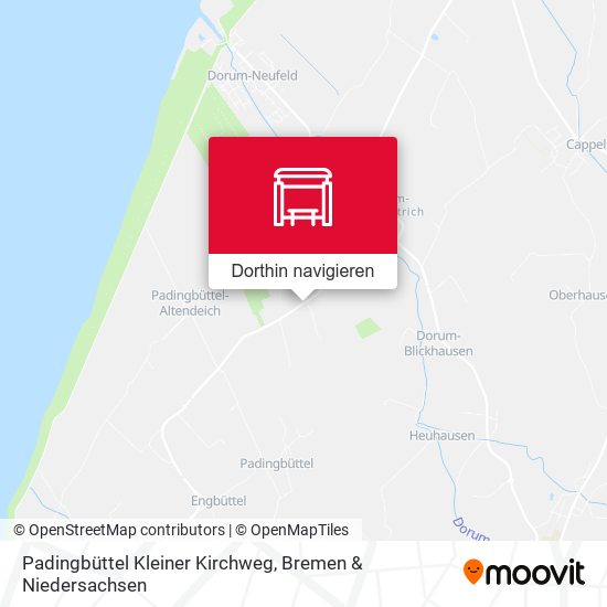 Padingbüttel Kleiner Kirchweg Karte