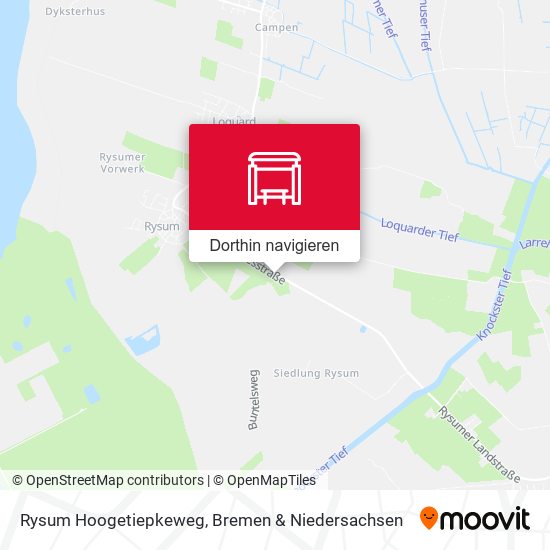 Rysum Hoogetiepkeweg Karte