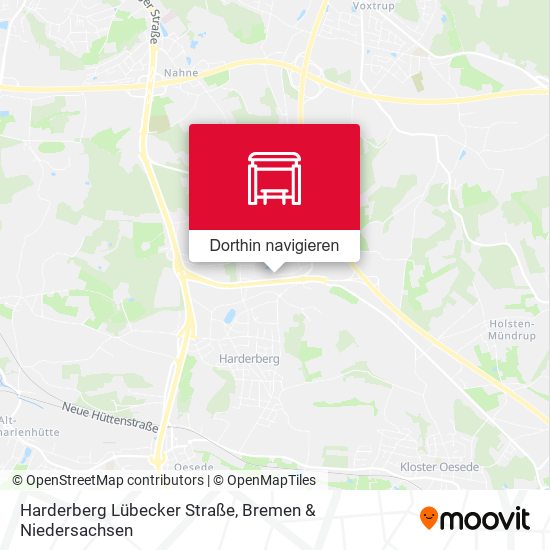 Harderberg Lübecker Straße Karte
