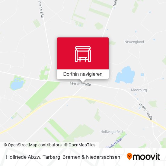 Hollriede Abzw. Tarbarg Karte