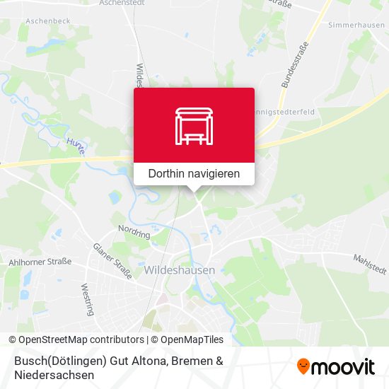 Busch(Dötlingen) Gut Altona Karte