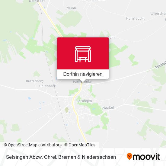 Selsingen Abzw. Ohrel Karte