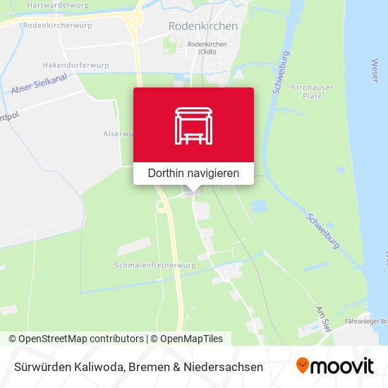 Sürwürden Kaliwoda Karte
