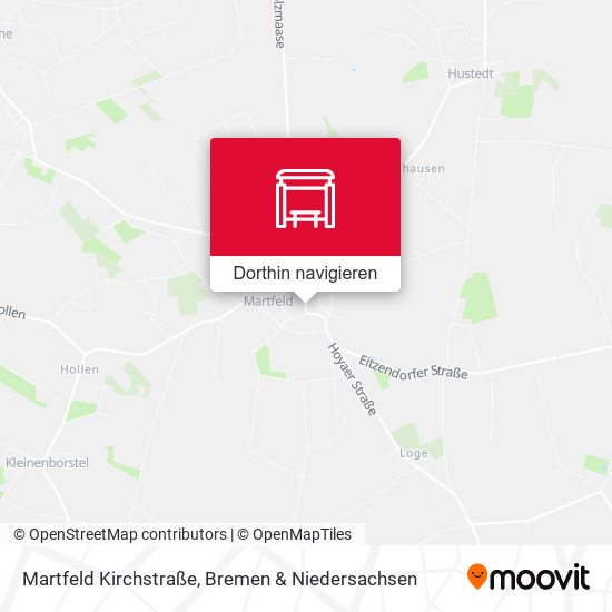 Martfeld Kirchstraße Karte