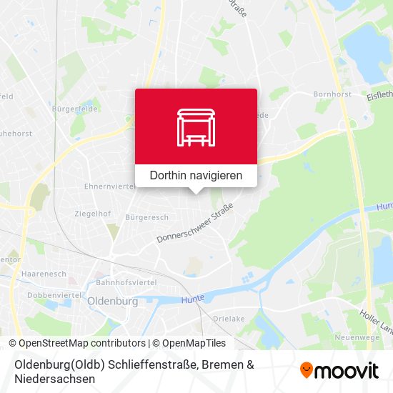 Oldenburg(Oldb) Schlieffenstraße Karte
