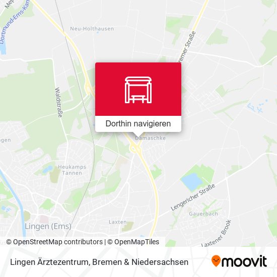 Lingen Ärztezentrum Karte