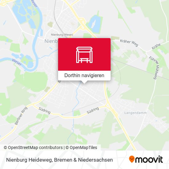 Nienburg Heideweg Karte