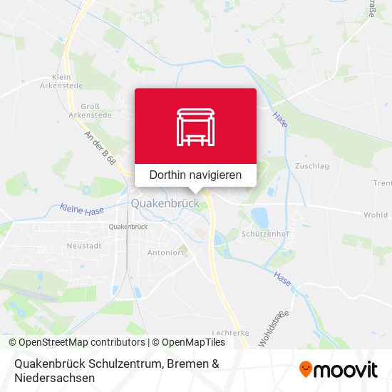Quakenbrück Schulzentrum Karte