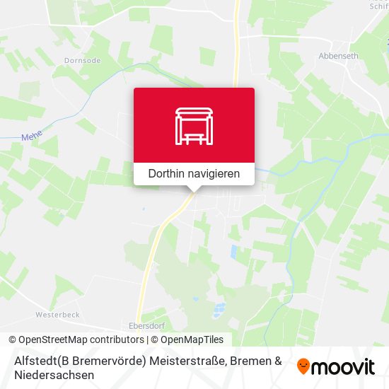 Alfstedt(B Bremervörde) Meisterstraße Karte