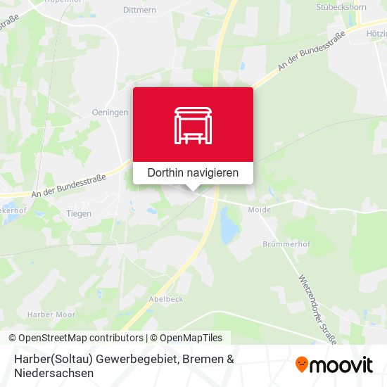 Harber(Soltau) Gewerbegebiet Karte