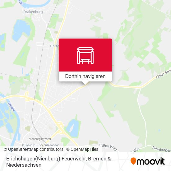 Erichshagen(Nienburg) Feuerwehr Karte