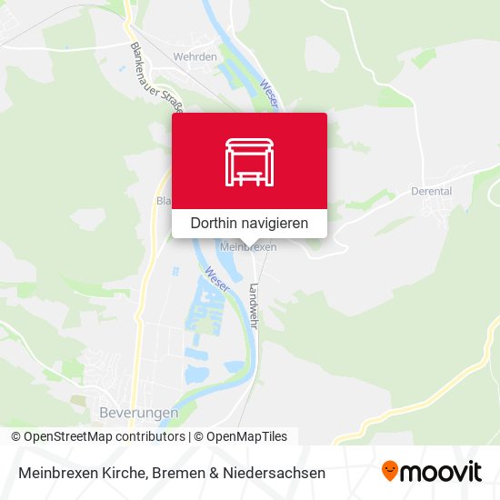 Meinbrexen Kirche Karte