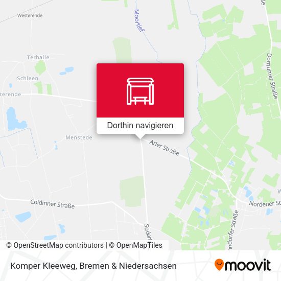 Komper Kleeweg Karte