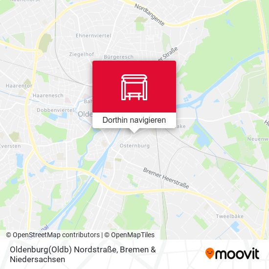 Oldenburg(Oldb) Nordstraße Karte