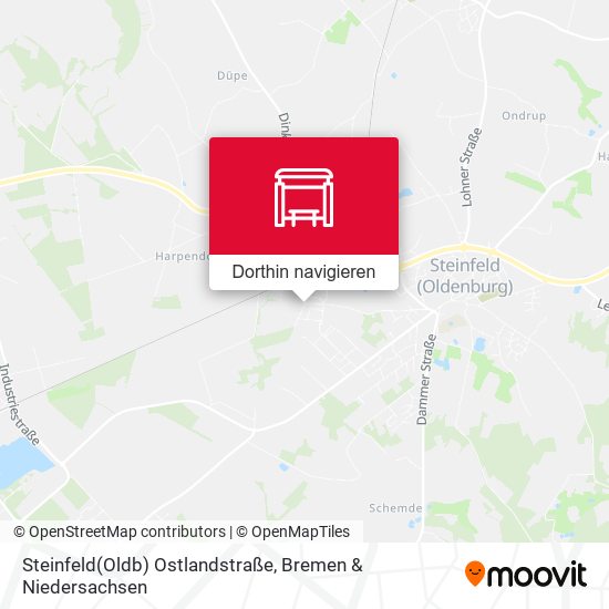 Steinfeld(Oldb) Ostlandstraße Karte