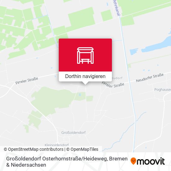 Großoldendorf Osterhornstraße / Heideweg Karte