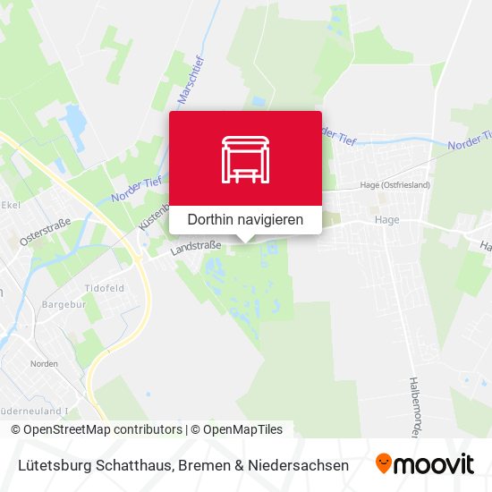 Lütetsburg Schatthaus Karte