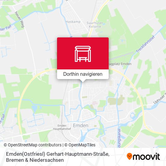 Emden(Ostfriesl) Gerhart-Hauptmann-Straße Karte