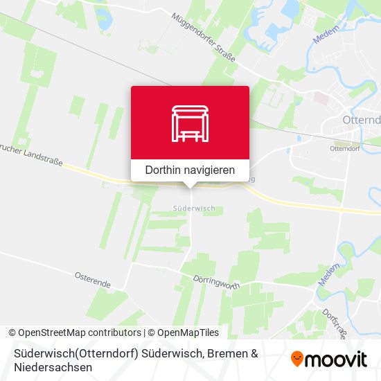Süderwisch(Otterndorf) Süderwisch Karte