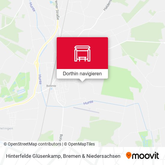 Hinterfelde Glüsenkamp Karte