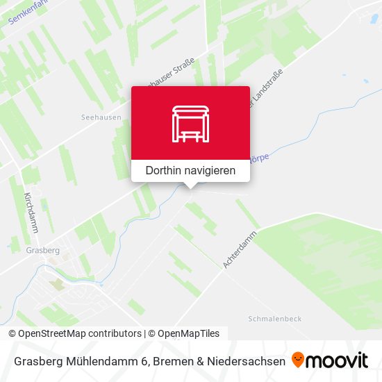 Grasberg Mühlendamm 6 Karte