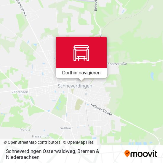 Schneverdingen Osterwaldweg Karte