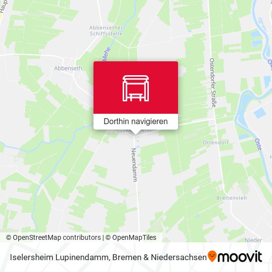 Iselersheim Lupinendamm Karte